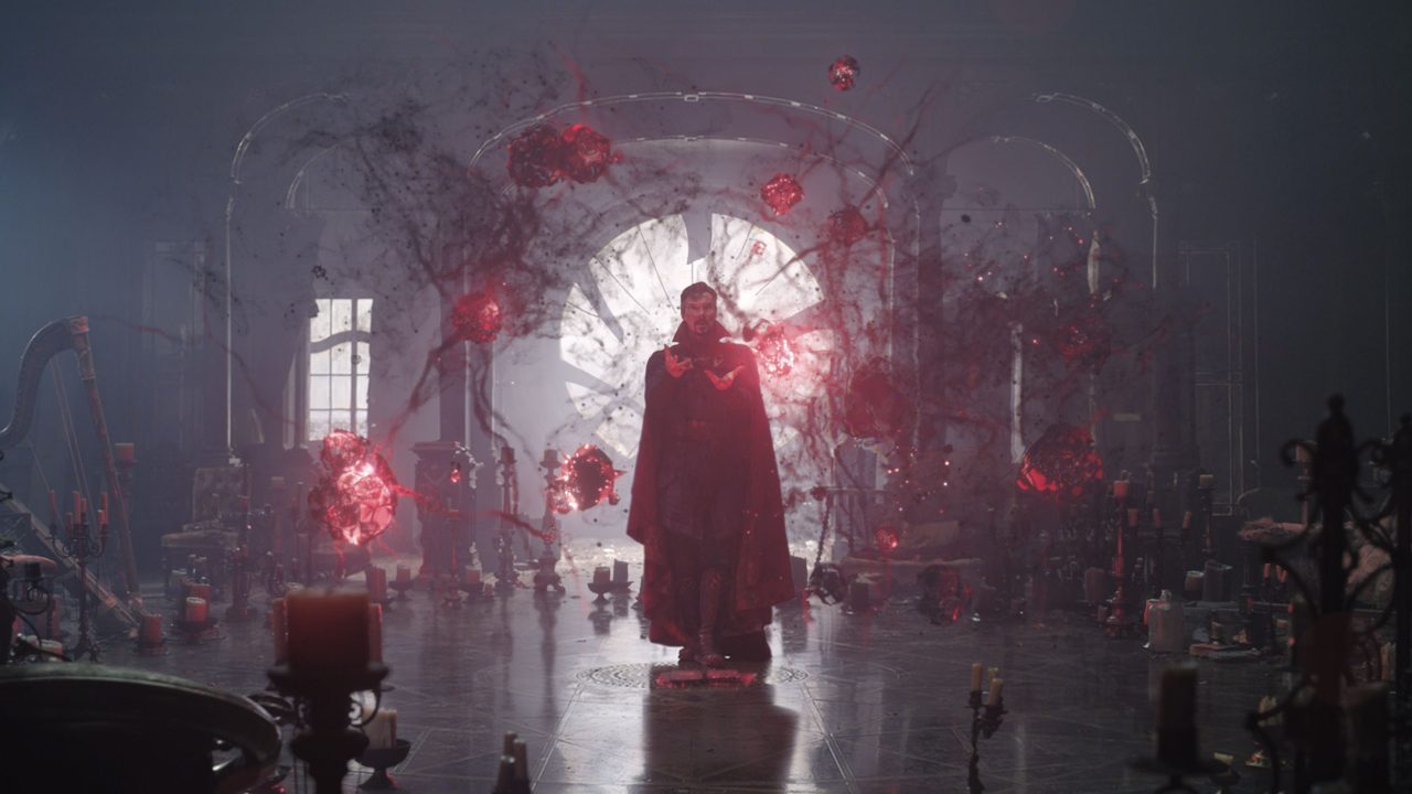 Benedict Cumberbatch as Dr. Stephen Strange in Marvel Studios' DOCTOR STRANGE IN THE MULTIVERSE OF MADNESS. Photo courtesy of Marvel Studios. ©Marvel Studios 2022. All Rights Reserved.