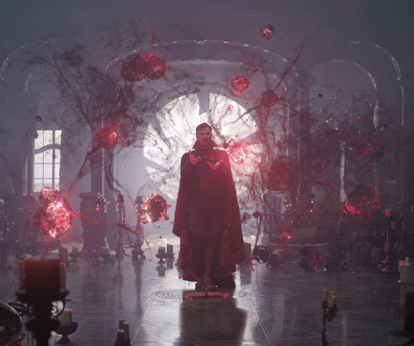 Benedict Cumberbatch as Dr. Stephen Strange in Marvel Studios' DOCTOR STRANGE IN THE MULTIVERSE OF MADNESS. Photo courtesy of Marvel Studios. ©Marvel Studios 2022. All Rights Reserved.