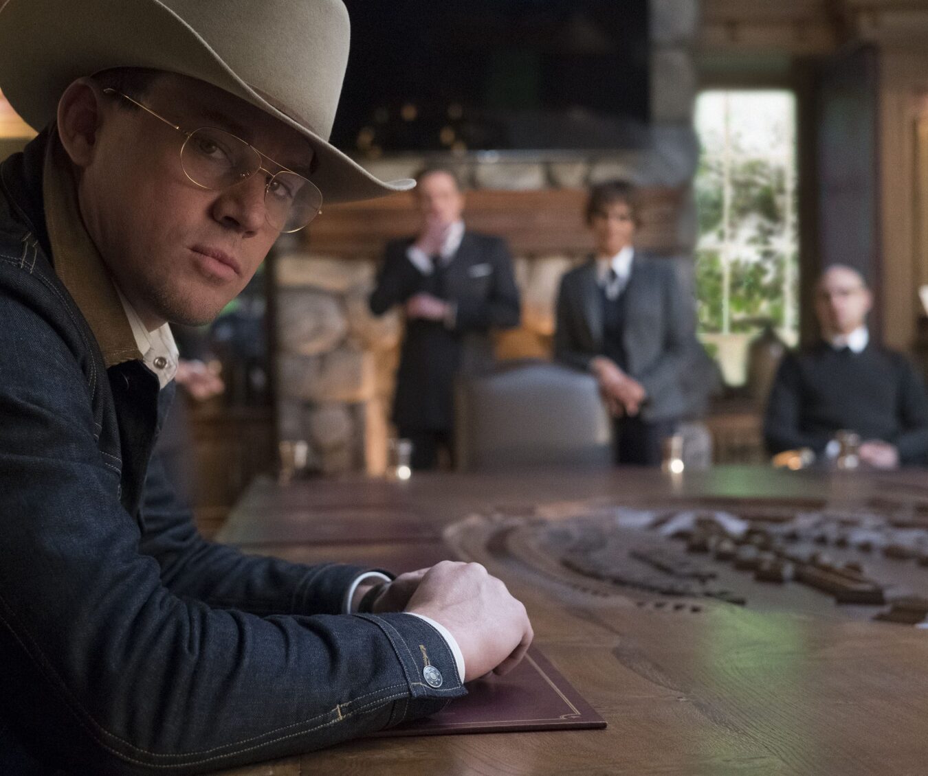 DF-09632_r - Channing Tatum stars in Twentieth Century Fox's "Kingsman: The Golden Circle," also starring Colin Firth, julianne Moore, Taron Egerton, Mark Strong, Elton John, Halle Berry and Jeff Bridges. Photo Credit: Giles Keyte.