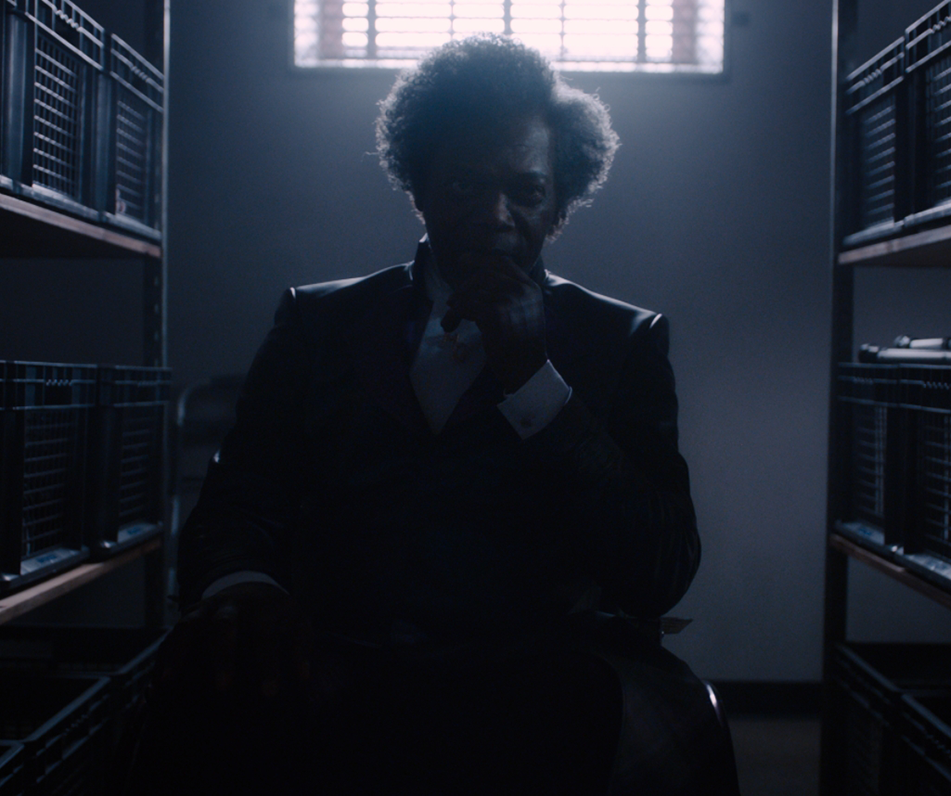 GLASS..Mr. Glass (Samuel L. Jackson)..Photo: Film Frame..©Universal Pictures