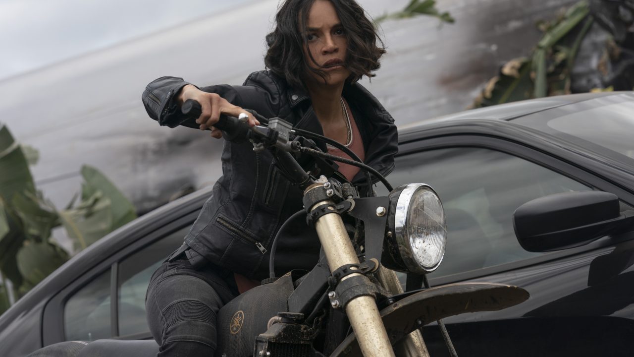 Michelle Rodriguez as Letty in F9, directed by Justin Lin.