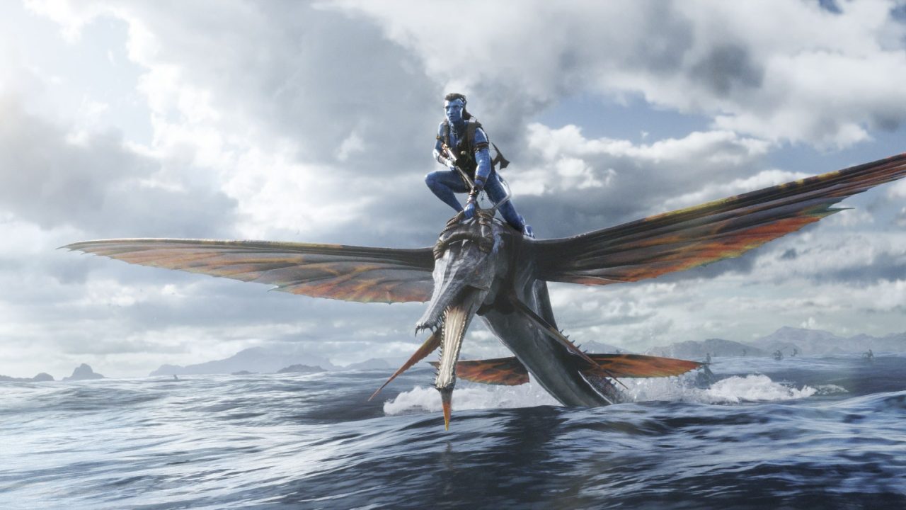 Jake Sully in 20th Century Studios' AVATAR: THE WAY OF WATER. Photo courtesy of 20th Century Studios. ©2022 20th Century Studios. All Rights Reserved.