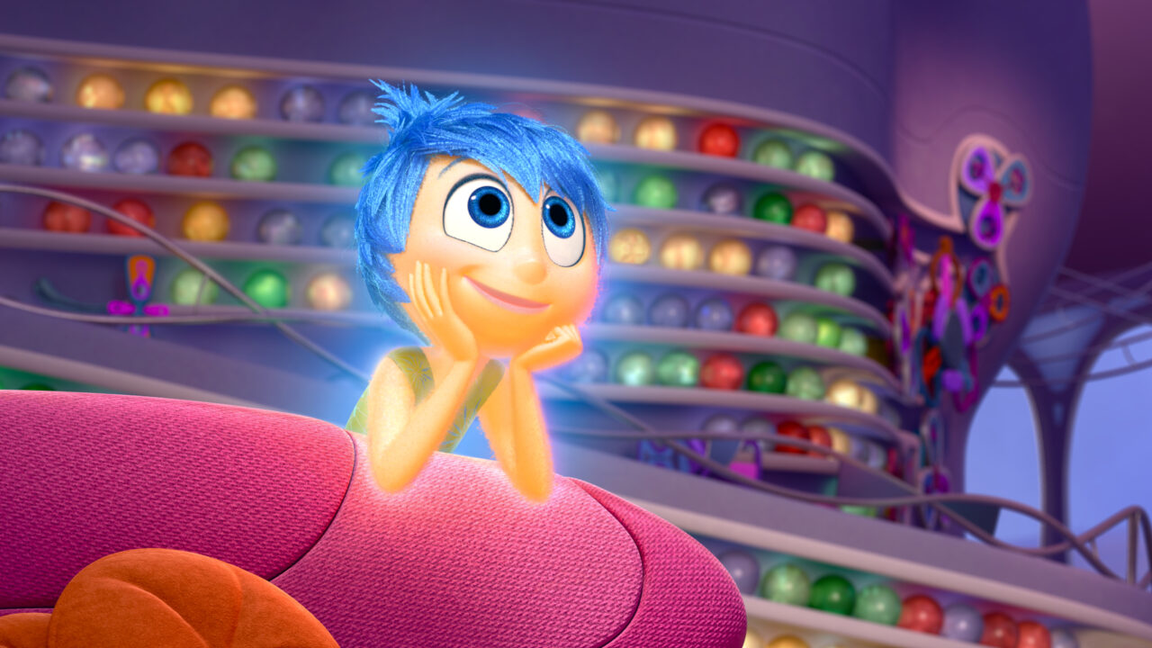 Joy (voice of Amy Poehler) is one of five Emotions who help advise 11-year-old Riley through everyday life in Disney•Pixar's "Inside Out." Directed by Pete Docter (“Monsters, Inc.,” “Up”), "Inside Out" opens in theaters nationwide June 19, 2015. ©2014 Disney•Pixar. All Rights Reserved.