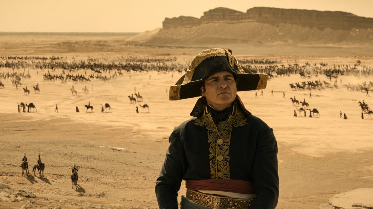 Joaquin Phoenix stars as Napoleon Bonaparte in Apple Original Films and Columbia Pictures theatrical release of NAPOLEON.  Photo Courtesy of Sony Pictures/Apple Original Films