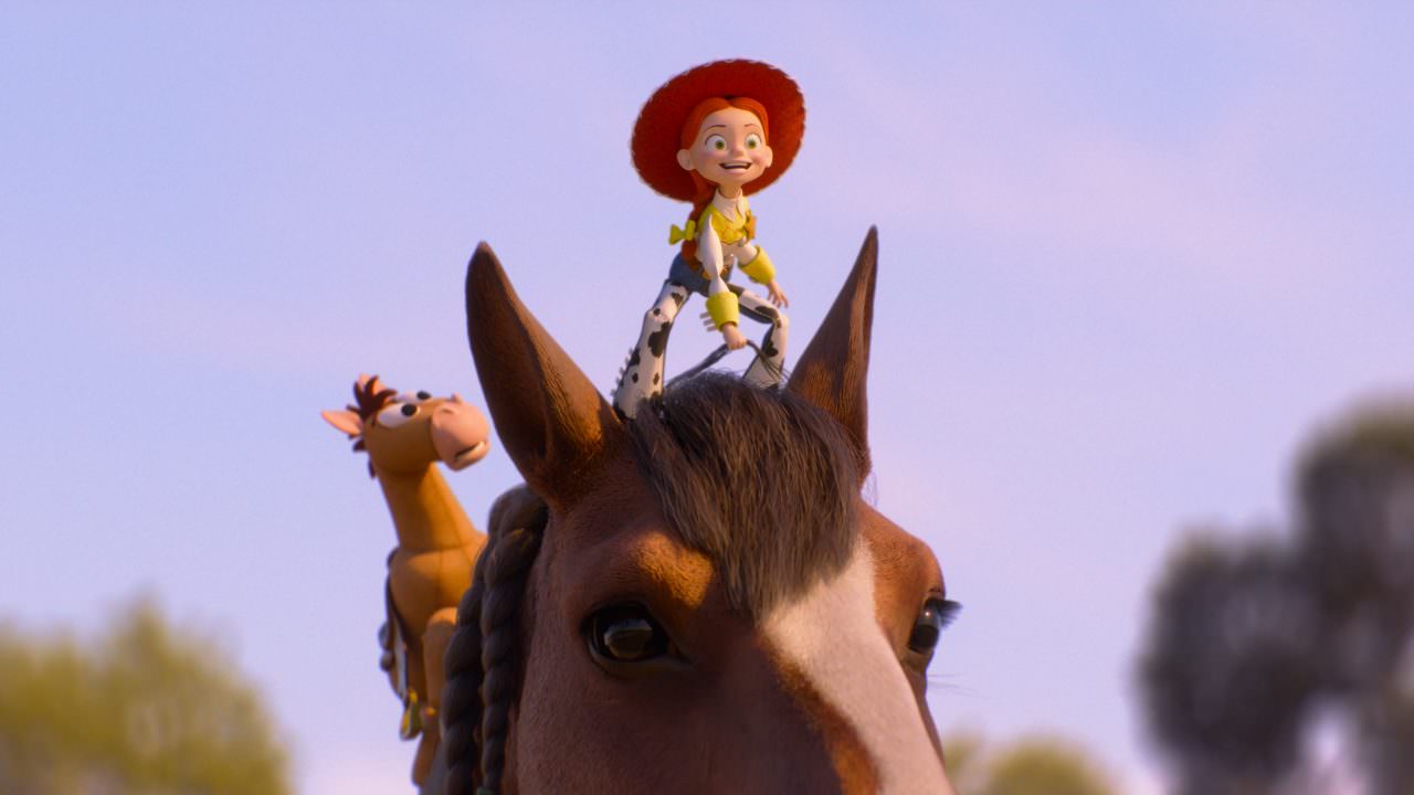 (L-R): Bullseye and Jessie in Disney and Pixar's TOY STORY 5. Photo courtesy of Pixar. © 2026 Disney/Pixar. All Rights Reserved.