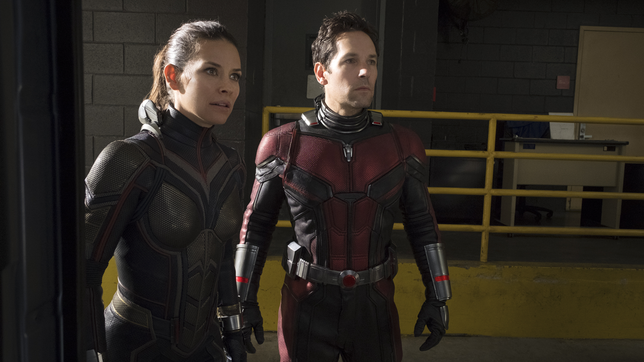 Marvel Studios ANT-MAN AND THE WASP..L to R: The Wasp/Hope van Dyne (Evangeline Lilly) and Ant-Man/Scott Lang (Paul Rudd) ..Photo: Ben Rothstein..©Marvel Studios 2018