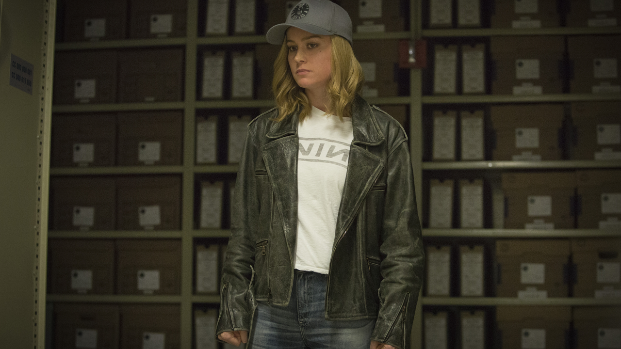 Marvel Studios' CAPTAIN MARVEL..Carol Danvers/Captain Marvel (Brie Larson)..Photo: Chuck Zlotnick..©Marvel Studios 2019