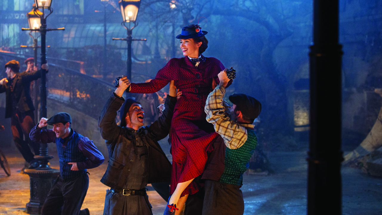 Emily Blunt is Mary Poppins in Dinsey’s original musica MARY. POPPINS RETURNS, a sequel to the 1964 MARY POPPINS which takes audiences on an entirely new adventure with the practically perfect nanny and the Banks family.