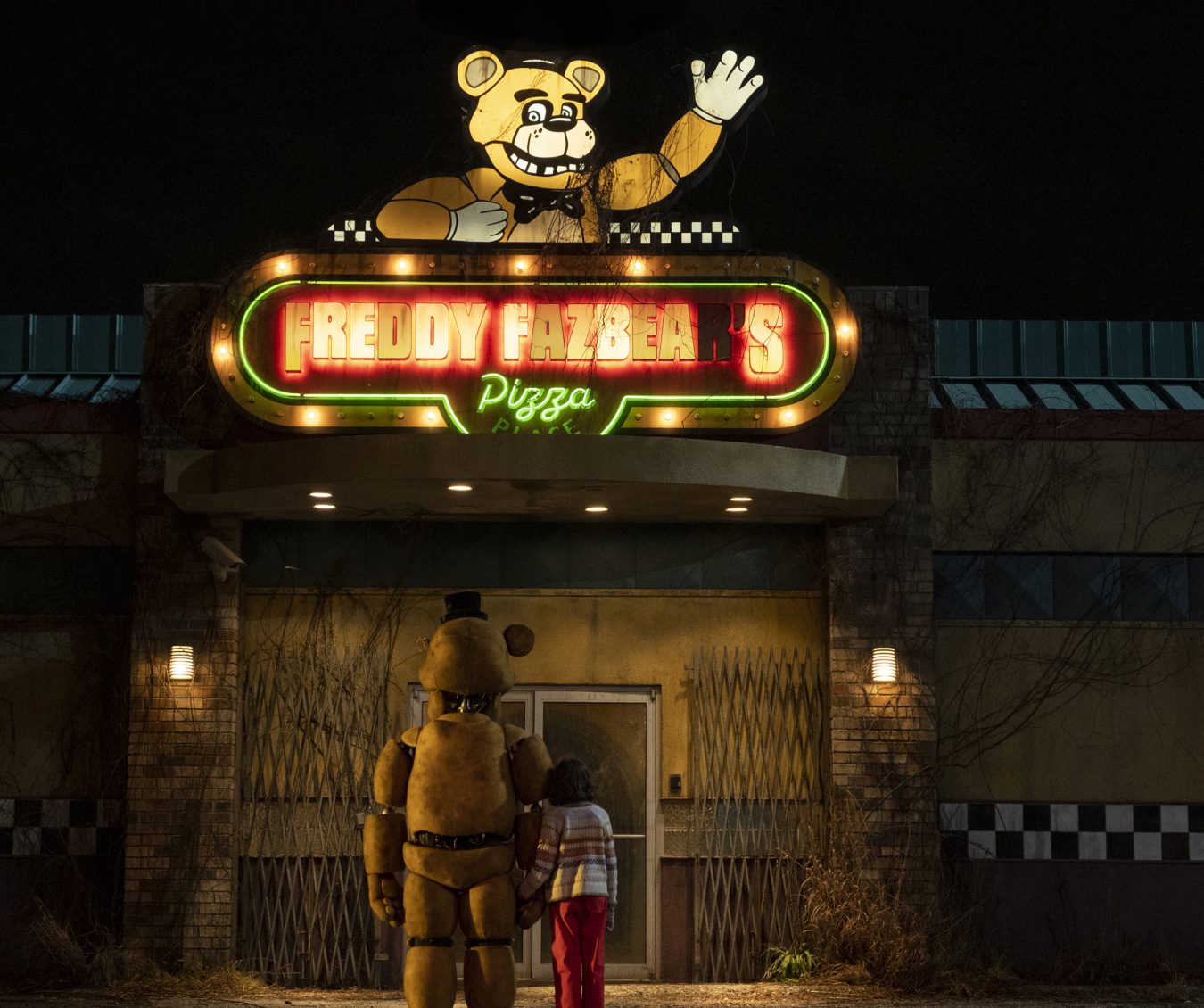 FIVE NIGHTS AT FREDDY'S, from Universal Pictures and Blumhouse in association with Striker Entertainment.