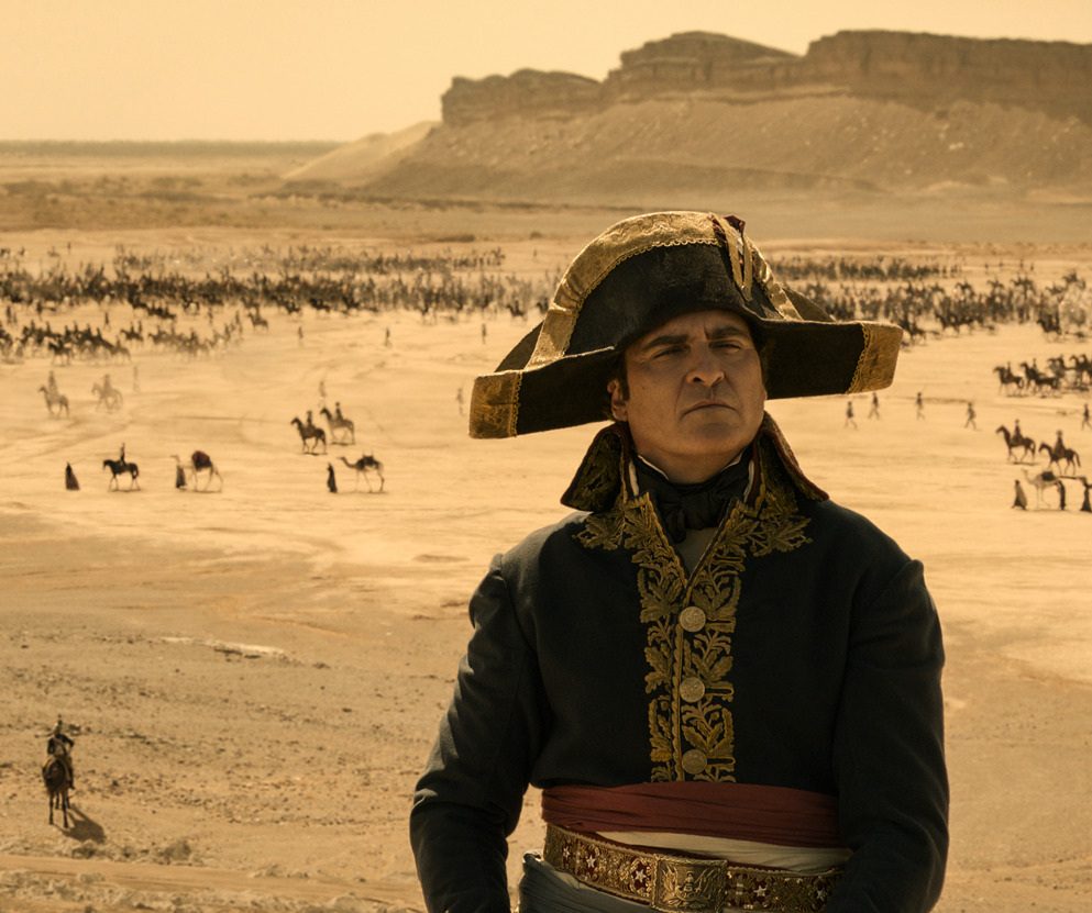 Joaquin Phoenix stars as Napoleon Bonaparte in Apple Original Films and Columbia Pictures theatrical release of NAPOLEON.  Photo Courtesy of Sony Pictures/Apple Original Films