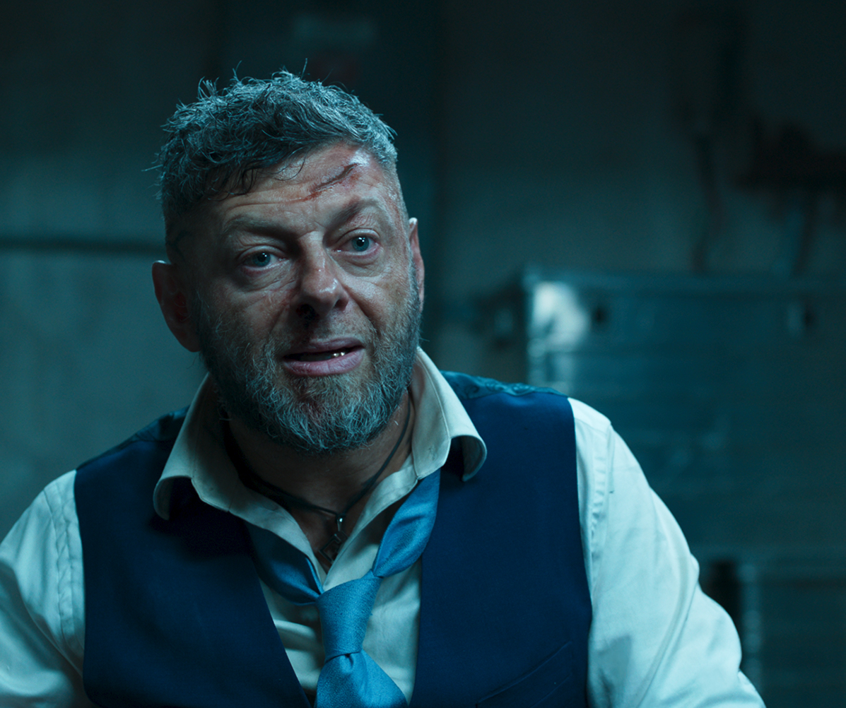 Marvel Studios' BLACK PANTHER..Ulysses Klaue (Andy Serkis)..Ph: Film Frame..©Marvel Studios 2018