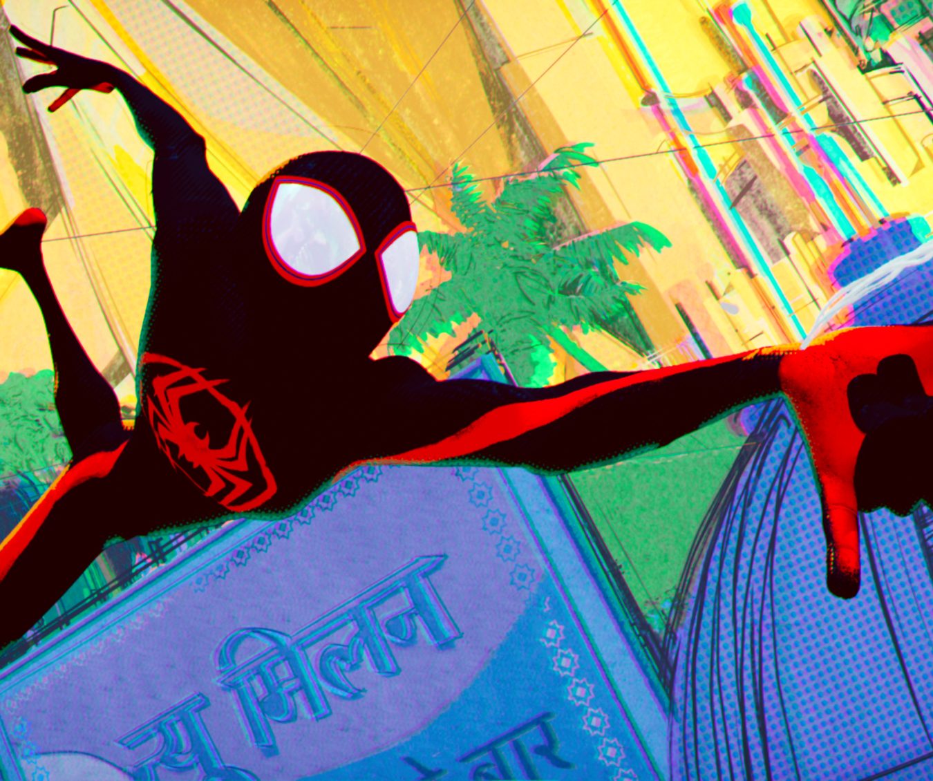 Miles Morales (Shameik Moore) in Columbia Pictures and Sony Pictures Animation's SPIDER-MAN™: ACROSS THE SPIDER-VERSE (PART ONE).