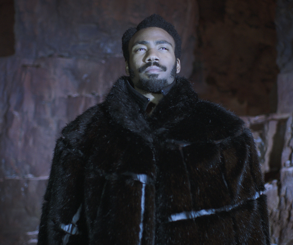 Donald Glover is Lando Calrissian in SOLO: A STAR WARS STORY.