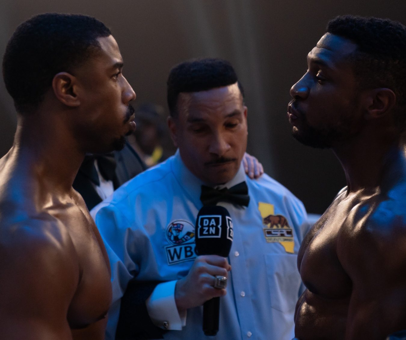 C3_19200_RC
Michael B. Jordan stars as Adonis Creed and Jonathan Majors as Damian Anderson in
CREED III 
A Metro Goldwyn Mayer Pictures film
Photo credit: Eli Ade
© 2022 Metro-Goldwyn-Mayer Pictures Inc. All Rights Reserved.