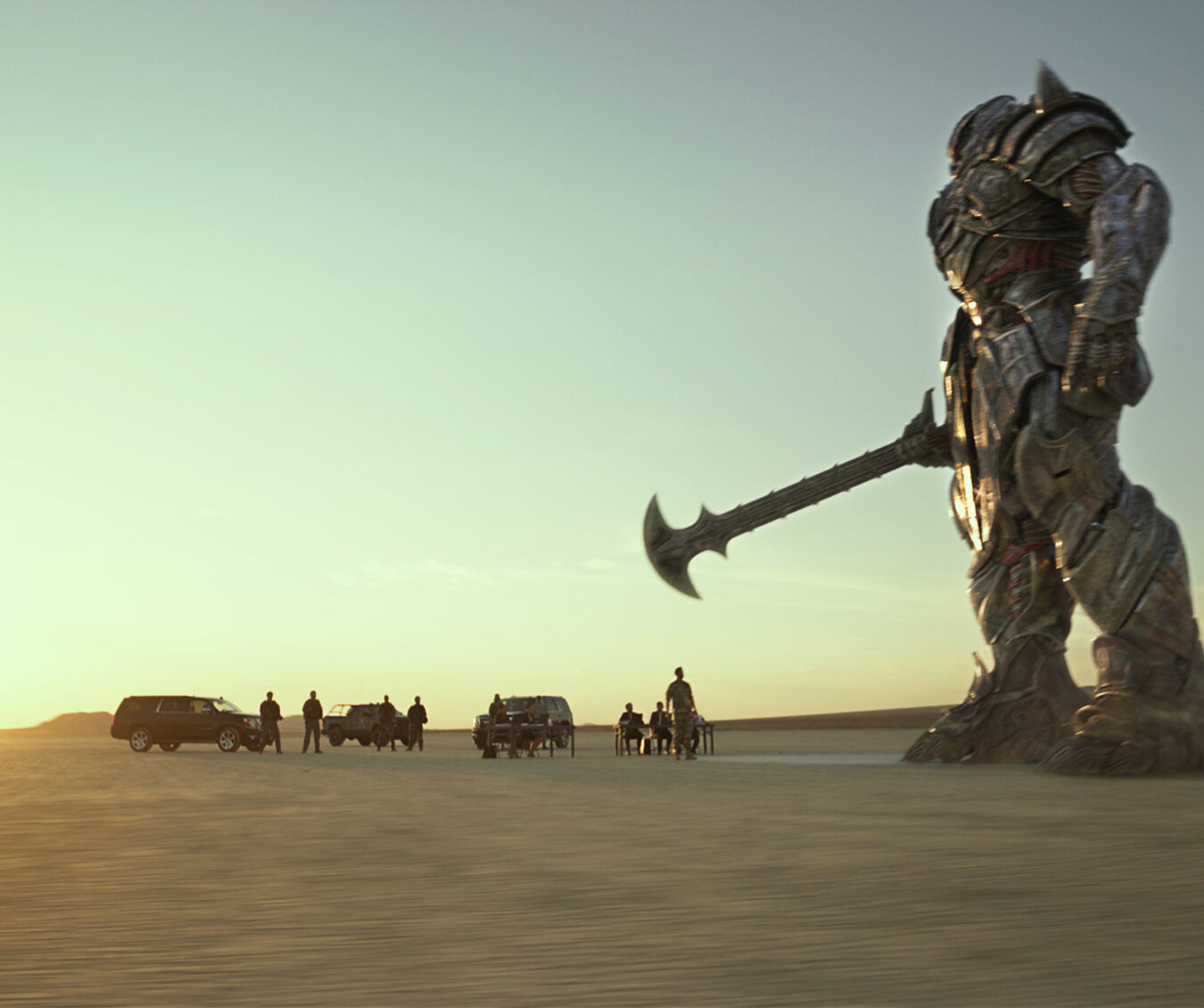 Megatron in TRANSFORMERS: THE LAST KNIGHT, from Paramount Pictures.