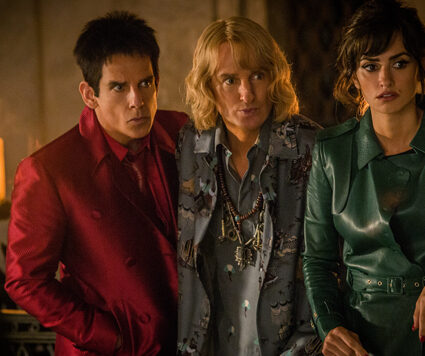 Left to right: Ben Stiller plays Derek Zoolander, Owen Wilson plays Hansel and Penelope Cruz plays Valentina Valencia in Zoolander No. 2 from Paramount Pictures.